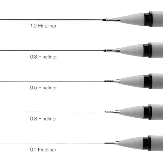 Winsor & Newton™ Fineliners Black Pen Set